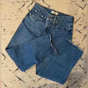 Madewell Petite Perfect Vintage Straight Jeans - Earlwood Wash